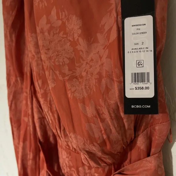 BCBG Max Azria One Shoulder Frilly Ginger Dress - Picture 2 of 4